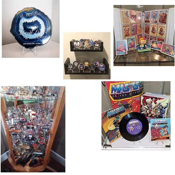 New in box package of 15 clear acrylic easel stands 2.16 inch height from Hipiwe - Picture 12 of 13